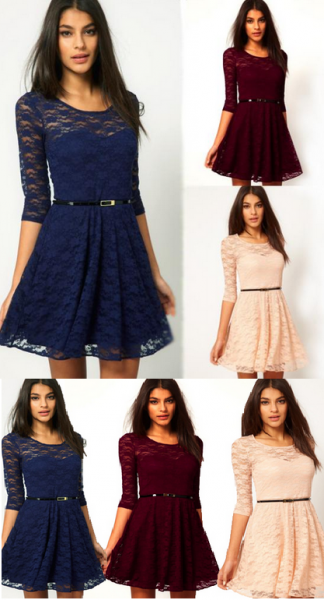 Vestido de renda 001