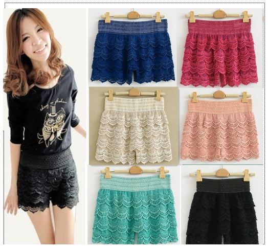 Shorts de Renda (Guipir) - SOB ENCOMENDA