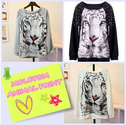 Moletom Animal Print + Skipes (SOB ENCOMENDA)