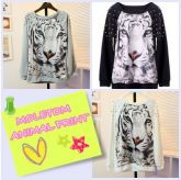 Moletom Animal Print + Skipes (SOB ENCOMENDA)